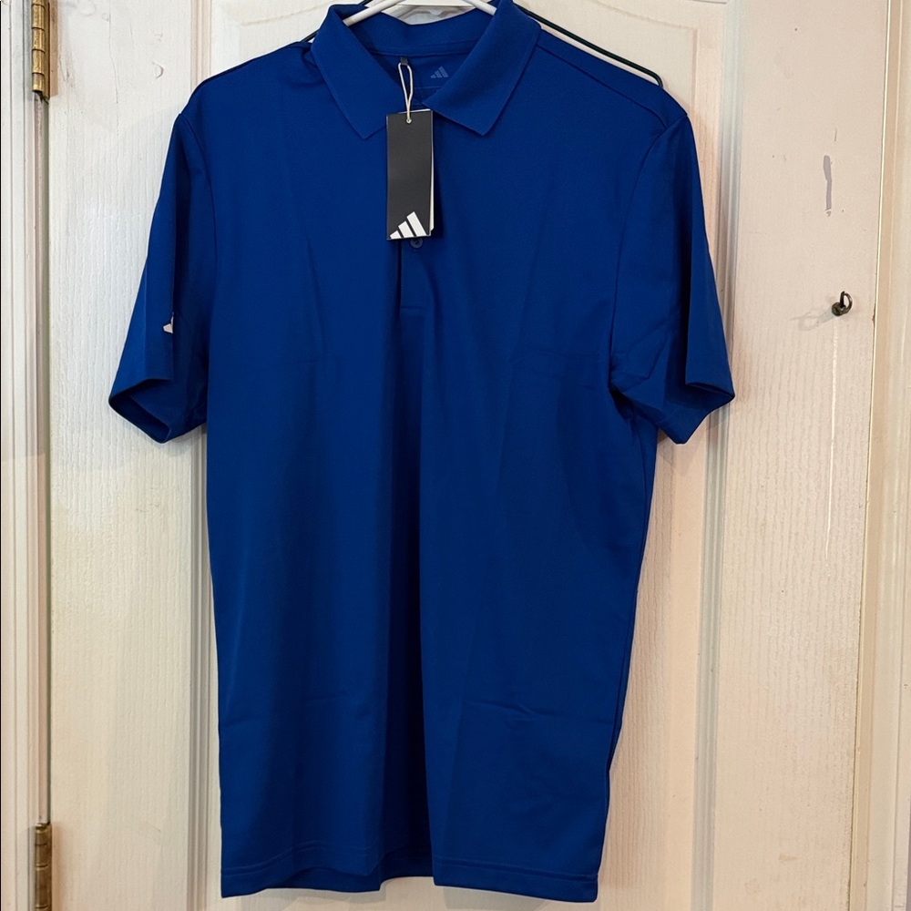 adidas Blue Performance Polo Shirt